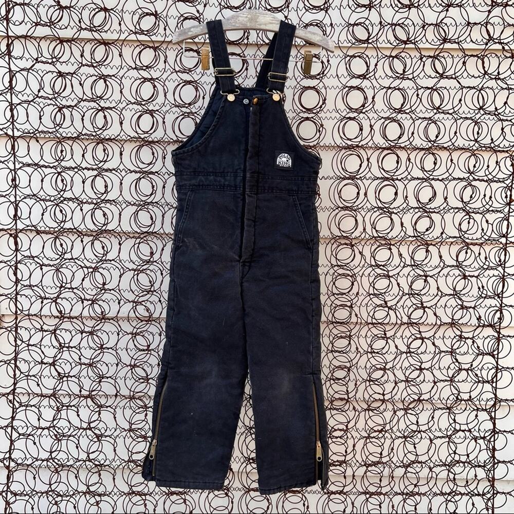 Youth Polar King Key insulated bib overalls black YOUTH SMALL